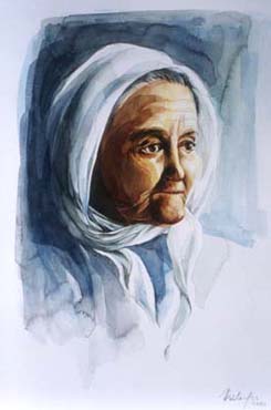 grandma - watercolor
